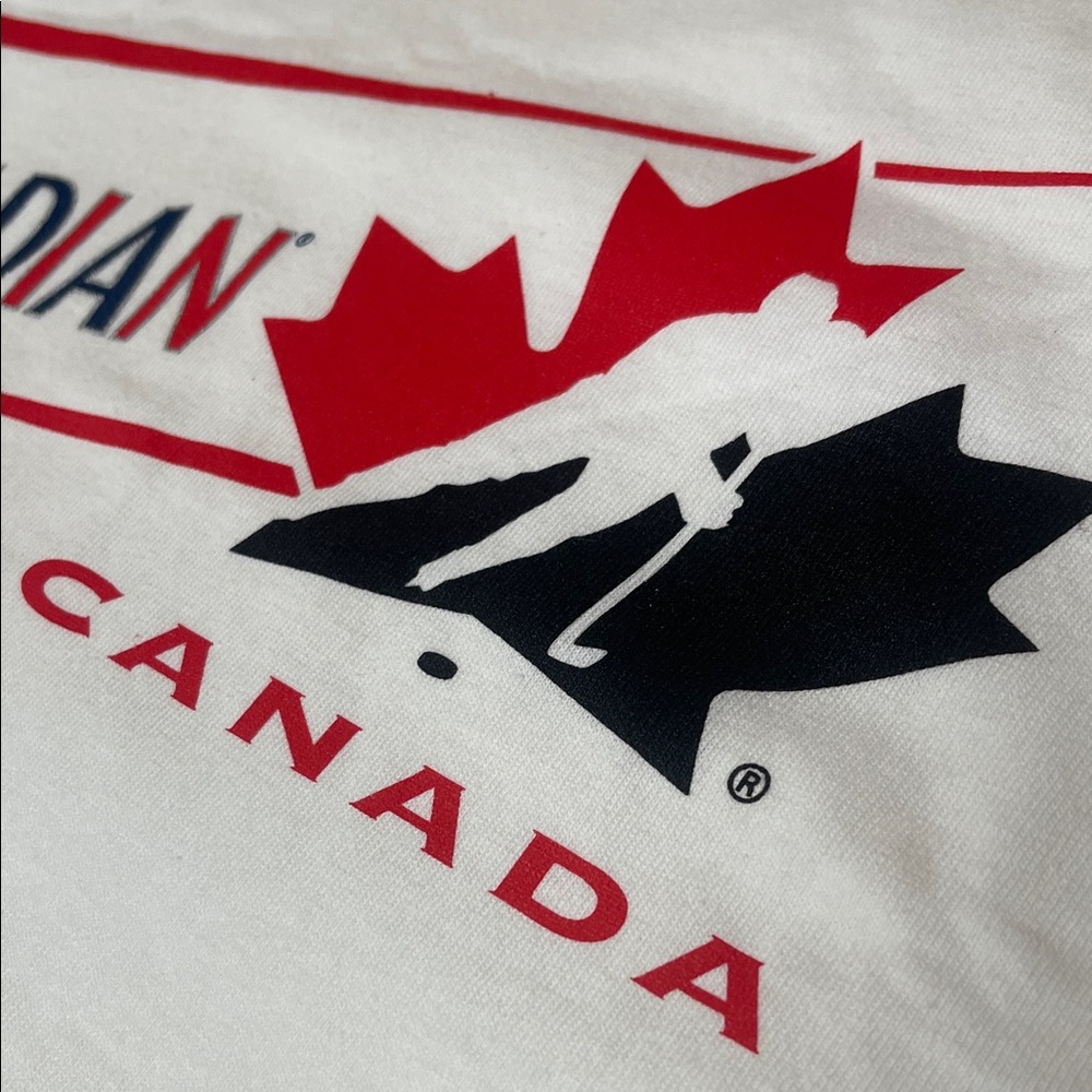 Gildan White Team Canada Molson Canadian Hockey T-Shirt 🇨🇦 - Picture 3 of 10